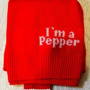 Vintage 70s Imperial Dr Pepper I’m a Pepper Red Knit Sweater White  Grandpacore